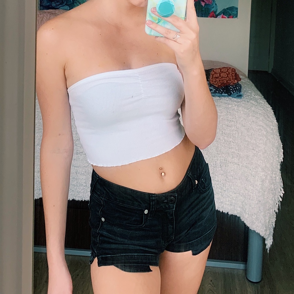 American Eagle Super Super Stretch Shortie Shorts